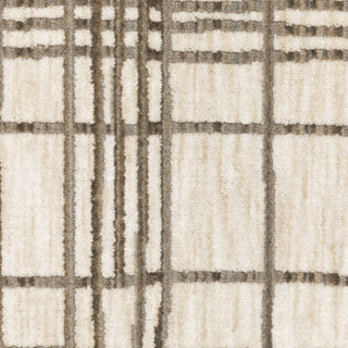 Oriental Weavers Hunter HNT01 Brown / Beige Area Rug Close-up Image