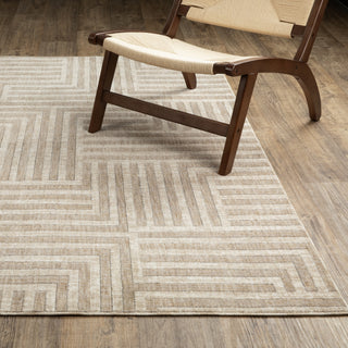 Oriental Weavers Hunter HNT03 Beige/ Ivory Area Rug Lifestyle Image Feature