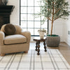 Oriental Weavers Hunter HNT07 Beige / Black Area Rug Lifestyle Image Feature