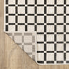 Oriental Weavers Hunter HNT08 aBeige/ Black Area Rug Backing Image