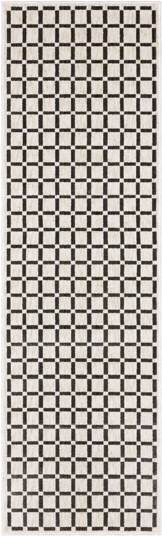 Oriental Weavers Hunter HNT08 aBeige/ Black Area Rug Runner Image
