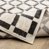 Oriental Weavers Hunter HNT08 aBeige/ Black Area Rug Backing Image