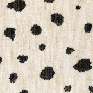 Oriental Weavers Hunter HNT09 Beige / Black Area Rug Close-up Image