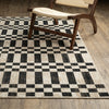 Oriental Weavers Hunter HNT10 Beige / Black Area Rug Lifestyle Image Feature