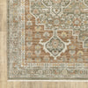 Oriental Weavers Keaton KEA01 Brown / Rust Area Rug Corner Image