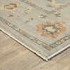 Oriental Weavers Keaton KEA03 Grey / Multi Area Rug Corner Image