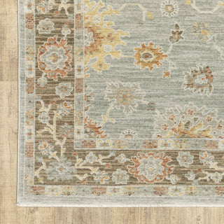 Oriental Weavers Keaton KEA05 Blue / Multi Area Rug Corner Image