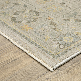 Oriental Weavers Keaton KEA06 Beige / Blue Area Rug Corner Image