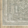 Oriental Weavers Keaton KEA07 Green / Beige Area Rug Corner Image