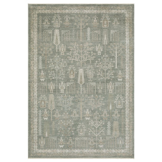 Oriental Weavers Keaton KEA07 Green / Beige Area Rug main image