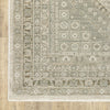 Oriental Weavers Keaton KEA08 Beige / Green Area Rug Corner Image