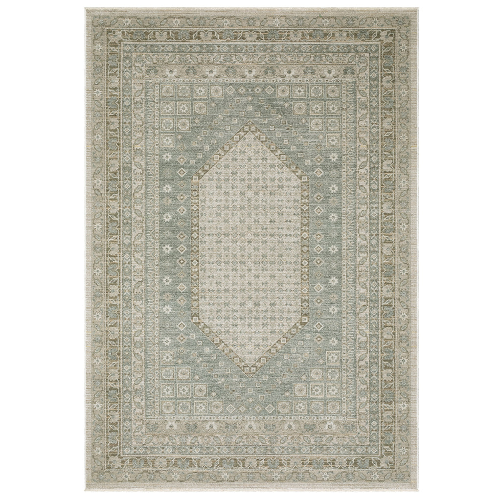 Oriental Weavers Keaton KEA08 Beige / Green Area Rug main image