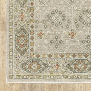 Oriental Weavers Keaton KEA09 Beige / Brown Area Rug Corner Image
