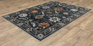 Oriental Weavers Keira KEI08 Blue/Rust Area Rug