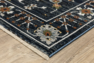 Oriental Weavers Keira KEI08 Blue/Rust Area Rug