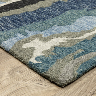 Oriental Weavers Kipton KIP01 Grey/Blue Area Rug