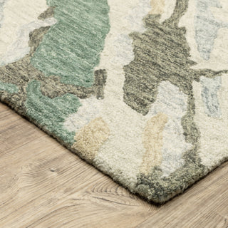 Oriental Weavers Kipton KIP08 Grey/Teal Area Rug