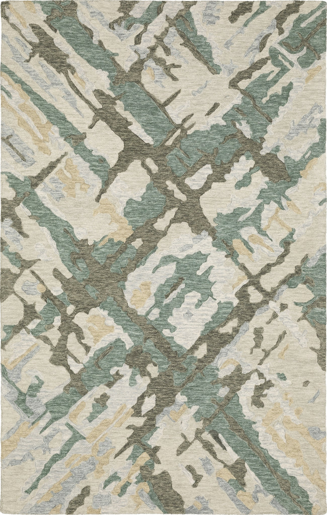 Oriental Weavers Kipton KIP08 Grey/Teal Area Rug