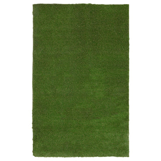 Oriental Weavers Landscape LAN01 Green/ Green Area Rug Close-up Image