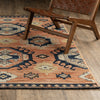 Oriental Weavers Legacy LGY01 Rust / Blue Area Rug Lifestyle Image Feature
