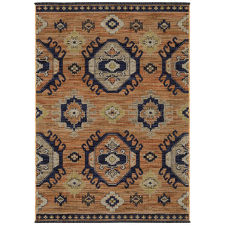 Oriental Weavers Legacy LGY01 Rust / Blue Area Rug Main Image