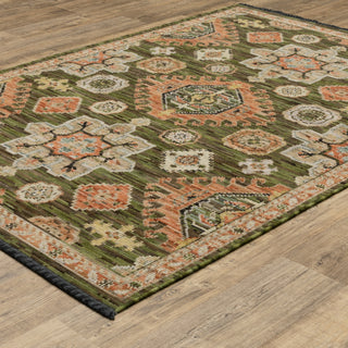 Oriental Weavers Legacy LGY02 Green / Rust Area Rug Alternate Image