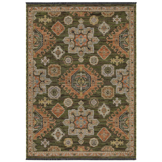 Oriental Weavers Legacy LGY02 Green / Rust Area Rug main image