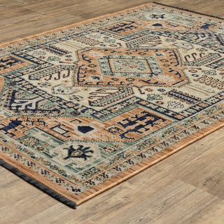 Oriental Weavers Legacy LGY04 Rust / Blue Area Rug Alternate Image