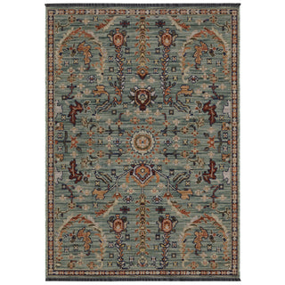 Oriental Weavers Legacy LGY05 Blue / Rust Area Rug Main Image