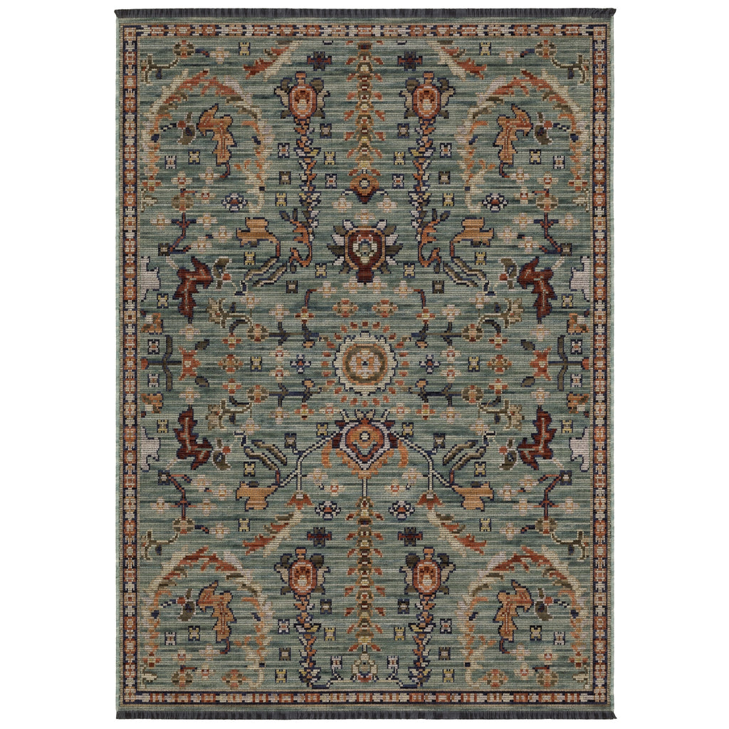 Oriental Weavers Legacy LGY05 Blue / Rust Area Rug main image