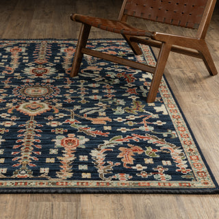 Oriental Weavers Legacy LGY06 Blue / Multi Area Rug Lifestyle Image Feature