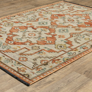 Oriental Weavers Legacy LGY07 Rust / Blue Area Rug Alternate Image