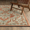Oriental Weavers Legacy LGY07 Rust / Blue Area Rug Lifestyle Image Feature