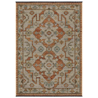 Oriental Weavers Legacy LGY07 Rust / Blue Area Rug Main Image