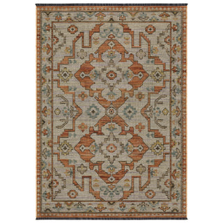 Oriental Weavers Legacy LGY07 Rust / Blue Area Rug main image