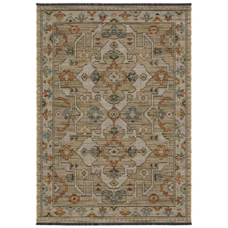 Oriental Weavers Legacy LGY08 Rust / Blue Area Rug Main Image