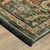 Oriental Weavers Legacy LGY12 Green / Multi Area Rug Corner Image