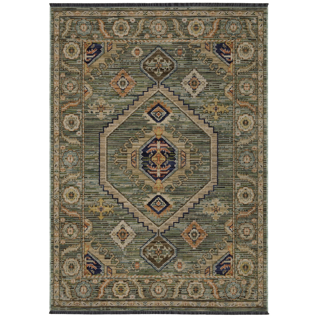 Oriental Weavers Legacy LGY12 Green / Multi Area Rug main image