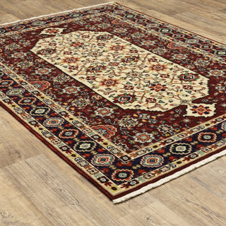 Oriental Weavers Lilihan 1802W Red/Ivory Area Rug Alternate Image