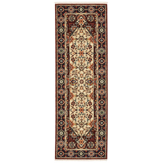 Oriental Weavers Lilihan 1802W Red/Ivory Area Rug Runner Image