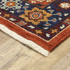 Oriental Weavers Lilihan 2061V Red/Blue Area Rug Corner Image