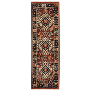 Oriental Weavers Lilihan 2061V Red/Blue Area Rug Runner Image