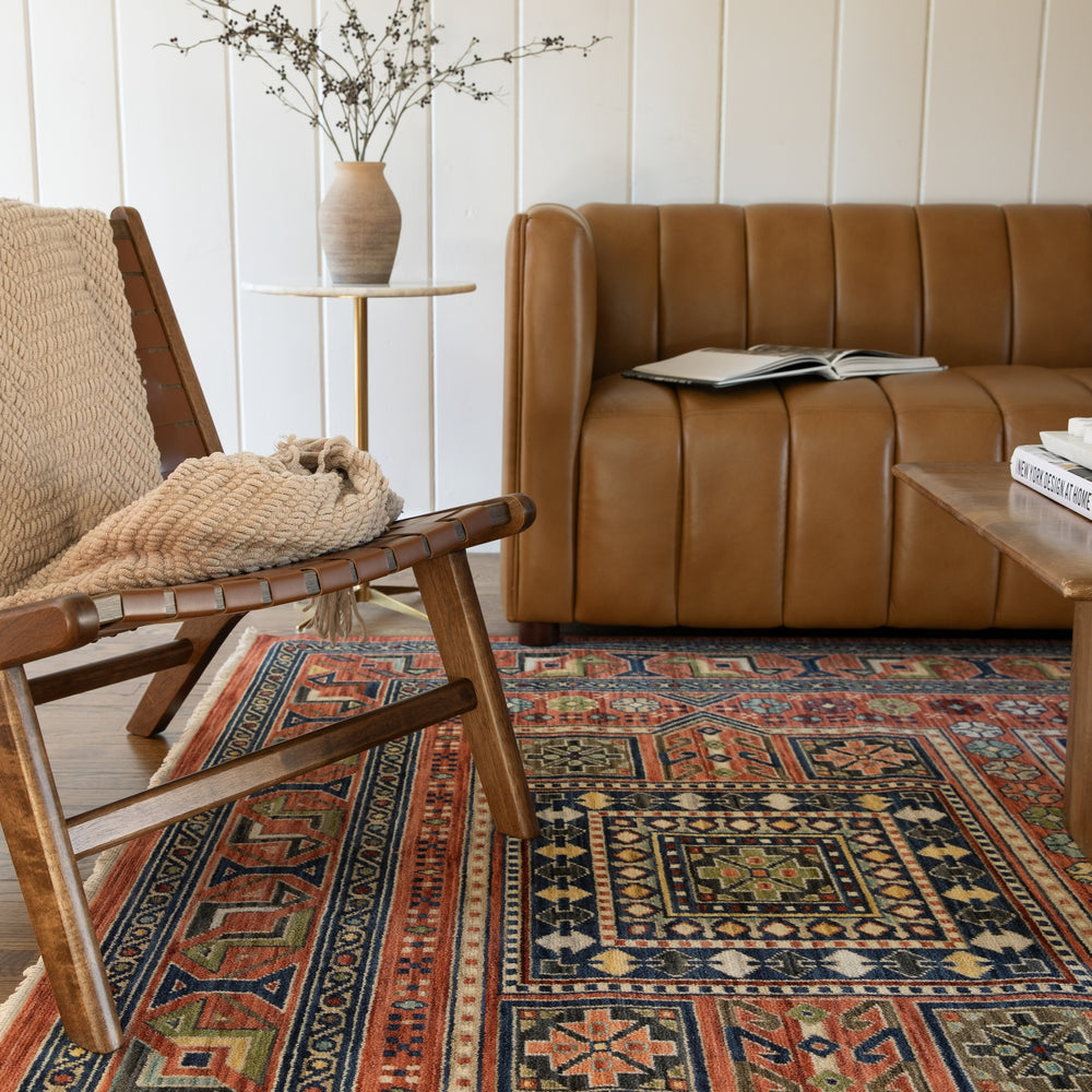 Oriental Weavers Lilihan 002C6 Red/Multi Area Rug Lifestyle Image Feature