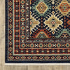 Oriental Weavers Lilihan 003B6 Navy/Multi Area Rug Corner Image