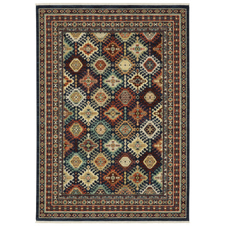 Oriental Weavers Lilihan 003B6 Navy/Multi Area Rug Main Image