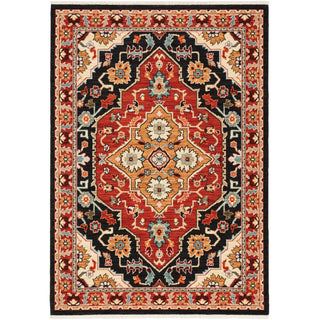 Oriental Weavers Lilihan 4929A Black/Red Area Rug Main Image