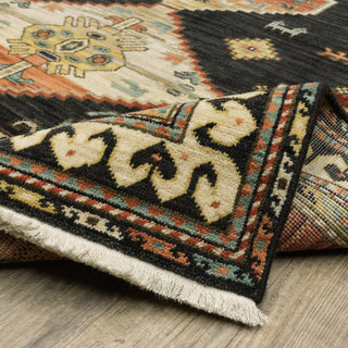 Oriental Weavers Lilihan 051K6 Navy/Multi Area Rug Backing Image