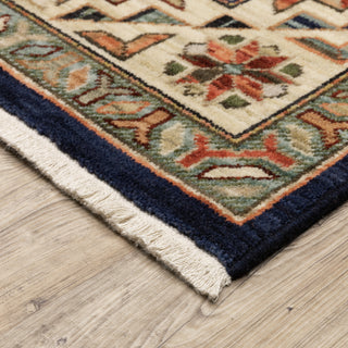 Oriental Weavers Lilihan 532B6 Navy/Multi Area Rug Corner Image