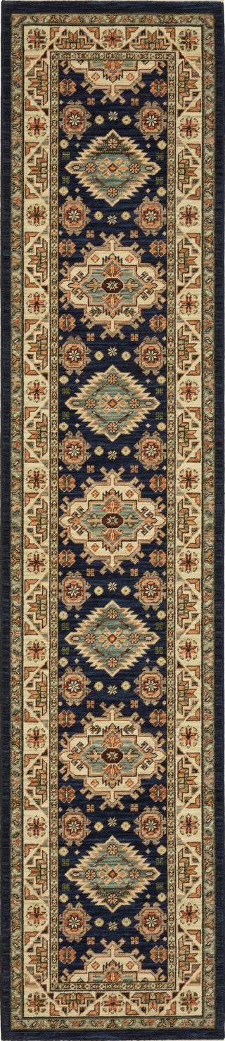 Oriental Weavers Lilihan 532B6 Navy/Multi Area Rug Runner Image