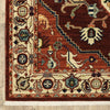 Oriental Weavers Lilihan 5502C Red/Ivory Area Rug Corner Image